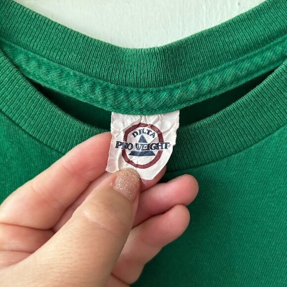 Florida Gators T-shirt Mens Medium Delta Pro Weight Short Sleeve Tee VTG Green - Picture 5 of 6